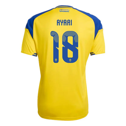 Ayari #18 Szwecja Koszulka Domowa – Mundial 2026