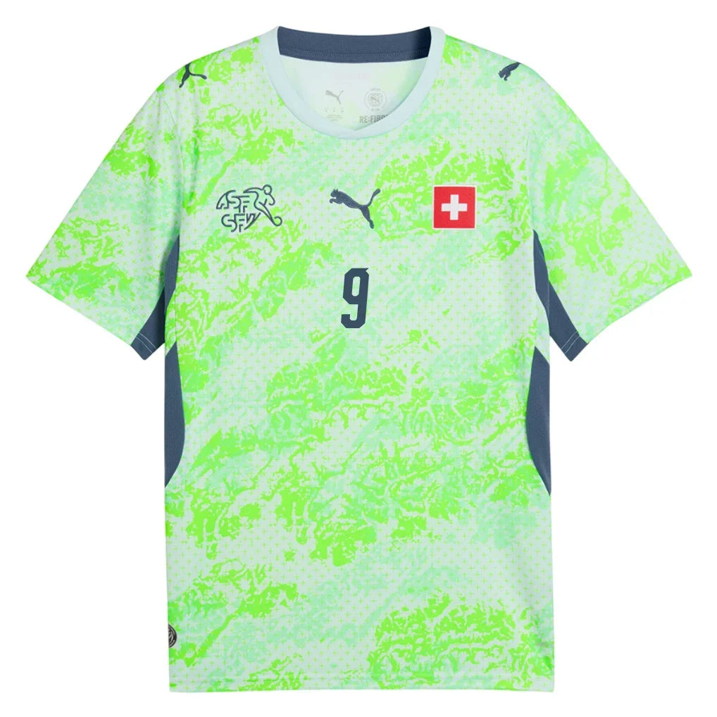 Manzambi #9 Szwajcaria Koszulka Wyjazdowa – Mundial 2026