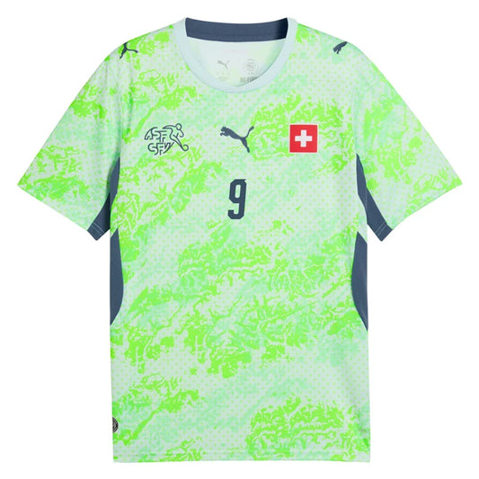 Manzambi #9 Szwajcaria Koszulka Wyjazdowa – Mundial 2026