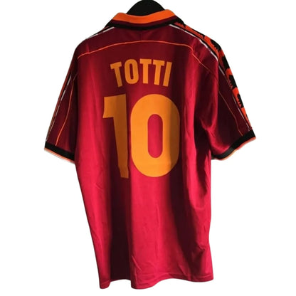 TOTTI #10 Roma Koszulka retro domowa 1998/99