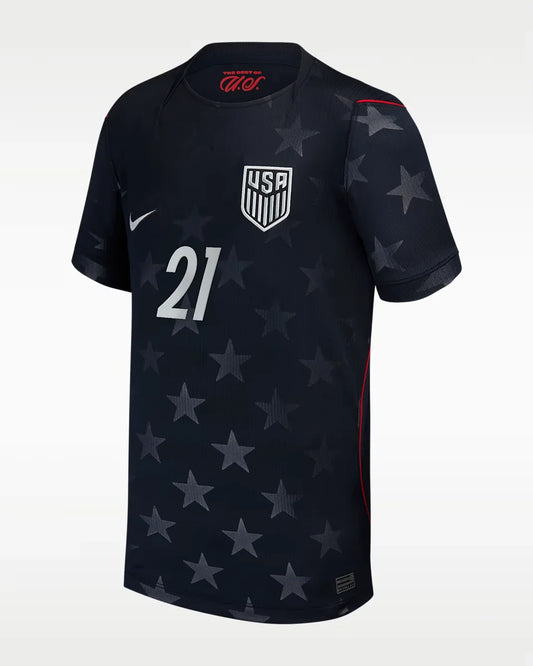 Timothy Weah #21 USA Koszulka Wyjazdowa 2026
