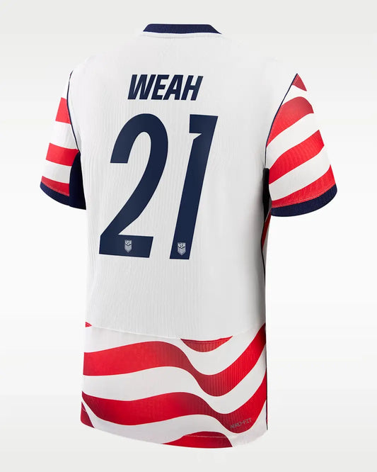 Timothy Weah #21 USA Koszulka Domowa 2026