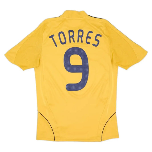 Torres #9 Hiszpania Koszulka retro wyjazdowa 2008