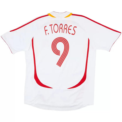Torres #9 Hiszpania Koszulka retro wyjazdowa 2006