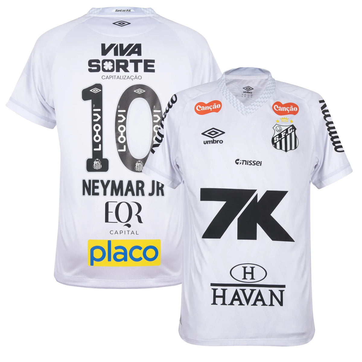 NEYMAR JR #11 Santos FC retro thuisshirt 2012