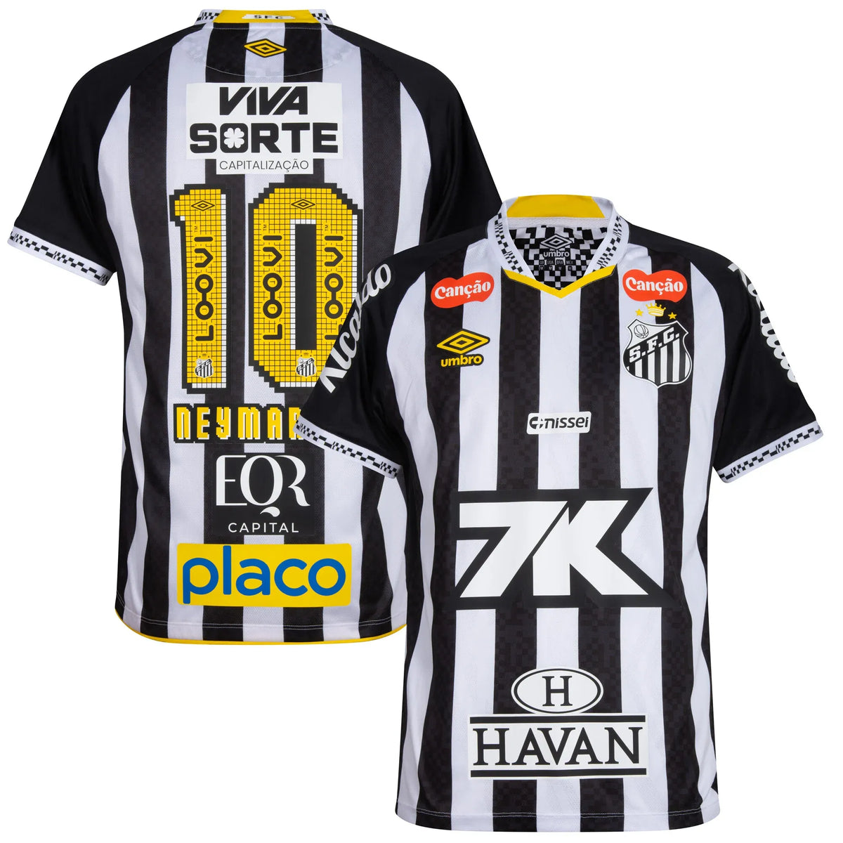 NEYMAR JR #11 Santos FC Retro-Heimtrikot 2012
