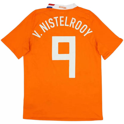 V. NISTELROOY #9 Holandia Koszulka retro domowa Euro 2008