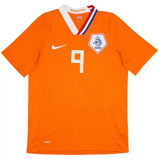 V. NISTELROOY #9 Holandia Koszulka retro domowa Euro 2008