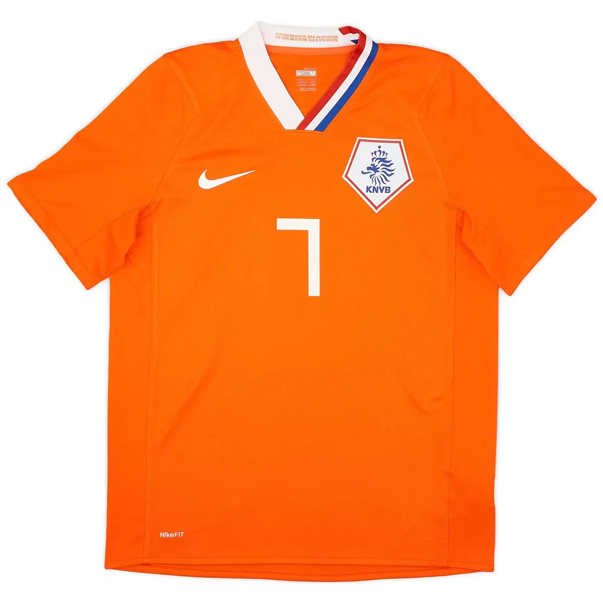 V.PERSIE #7 Holandia Koszulka retro domowa Euro 2008