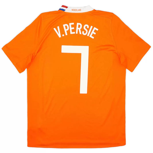 V.PERSIE #7 Holandia Koszulka retro domowa Euro 2008