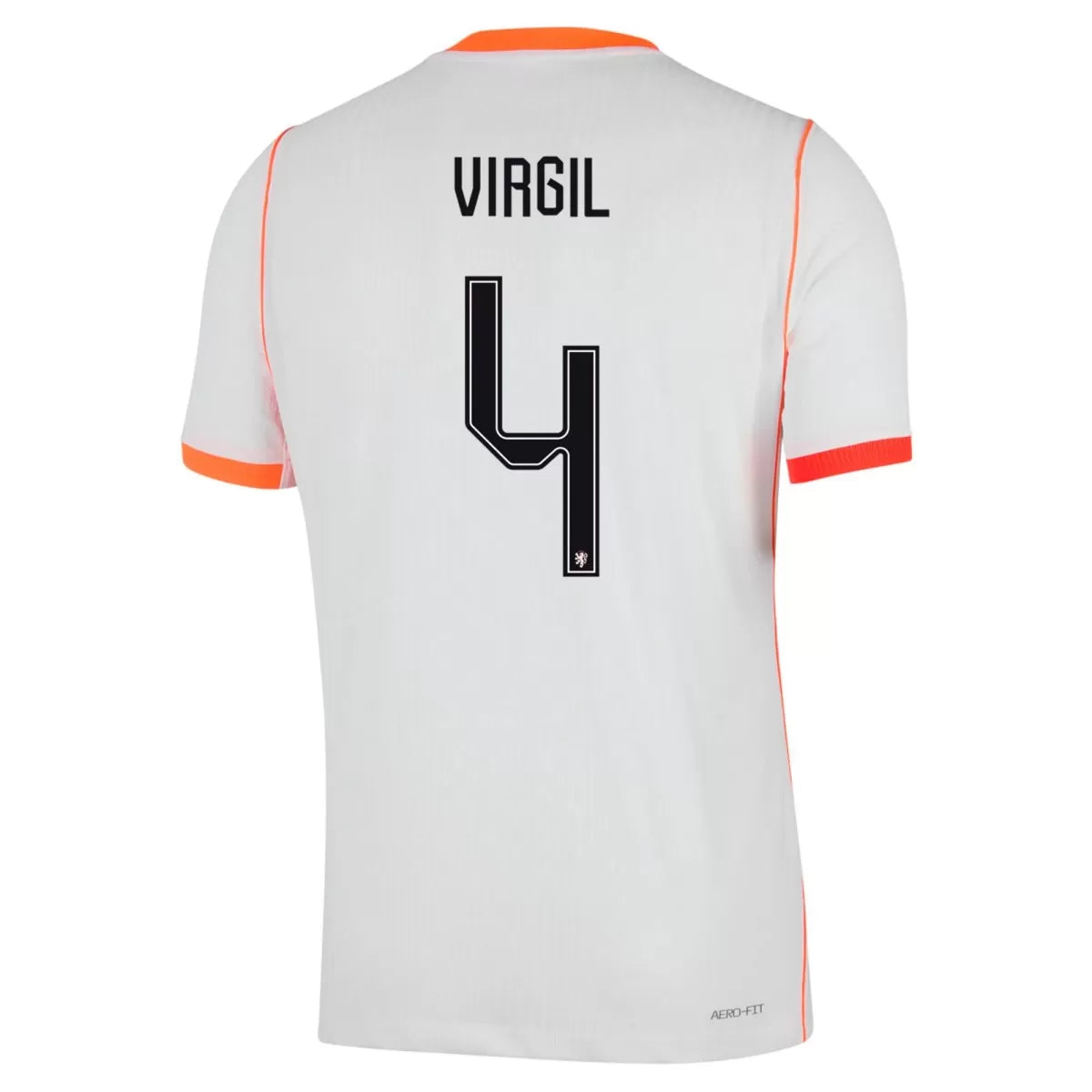 VIRGIL #4 Holandia Koszulka Wyjazdowa Wersja zawodnicza – Mundial 2026