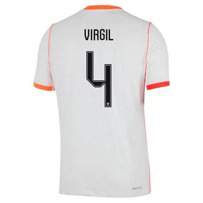 VIRGIL #4 Holandia Koszulka Wyjazdowa Wersja zawodnicza – Mundial 2026