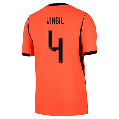 VIRGIL #4 Holandia Koszulka Domowa Wersja zawodnicza – Mundial 2026