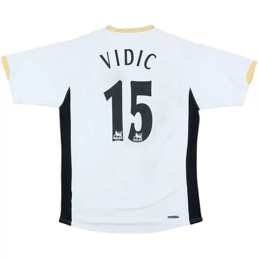 VIDIC #15 Manchester United Koszulka retro wyjazdowa 2006/08