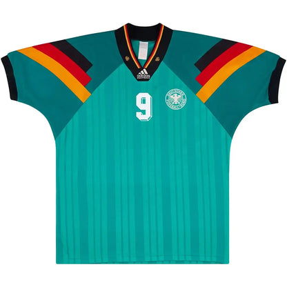 Völler #9 Niemcy Koszulka retro wyjazdowa Euro 1992