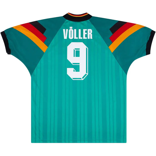 Völler #9 Niemcy Koszulka retro wyjazdowa Euro 1992