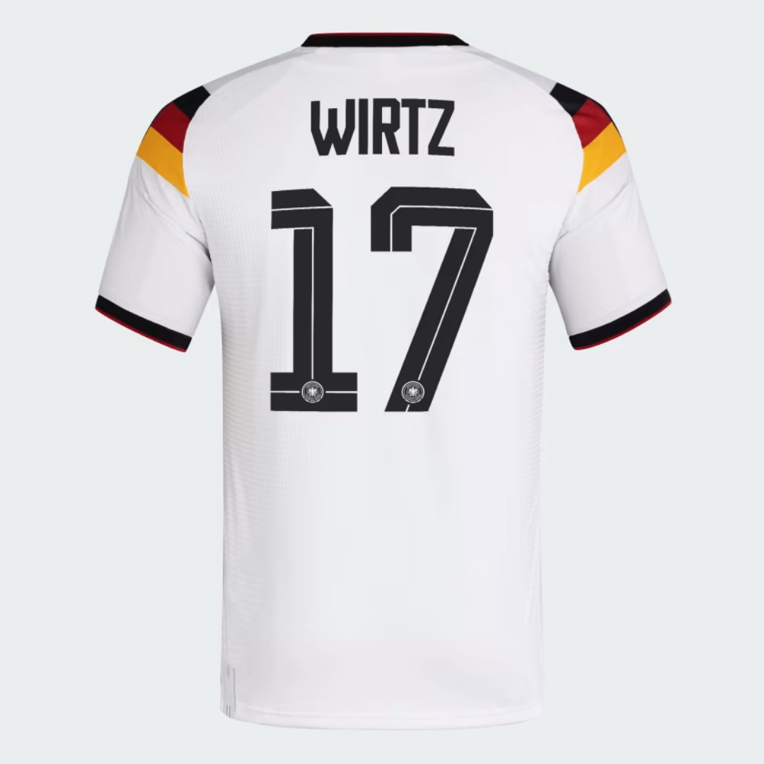 WIRTZ #17 Niemcy Koszulka Domowa Wersja zawodnicza – Mundial 2026