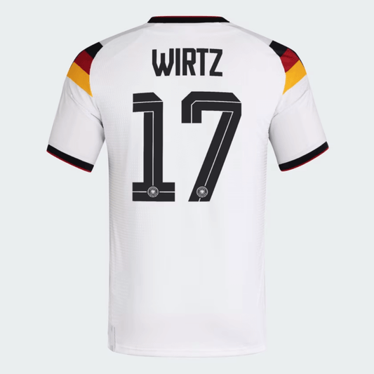 WIRTZ #17 Niemcy Koszulka Domowa Wersja zawodnicza – Mundial 2026