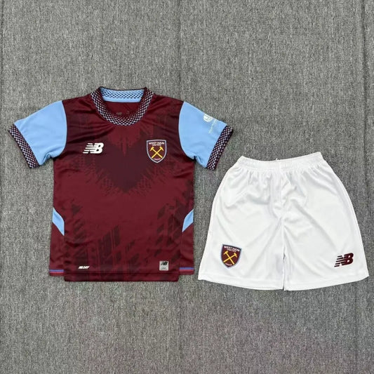 West Ham United Dziecięcy Komplet domowy – koszulka + spodenki 2026/27