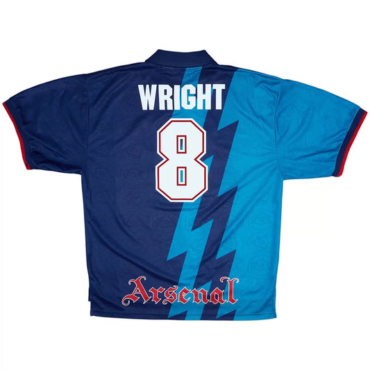 WRIGHT #8 Arsenal Koszulka retro wyjazdowa 1995/96