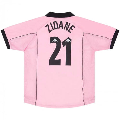 Zidane #21 Juventus Koszulka retro wyjazdowa 1997/98