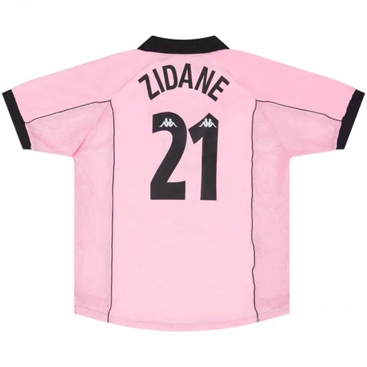 Zidane #21 Juventus Koszulka retro wyjazdowa 1997/98