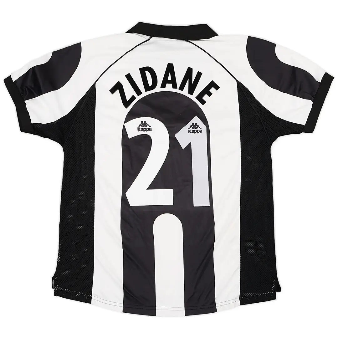 Zidane #21 Juventus Koszulka retro domowa 1997/98