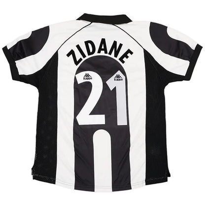 Zidane #21 Juventus Koszulka retro domowa 1997/98