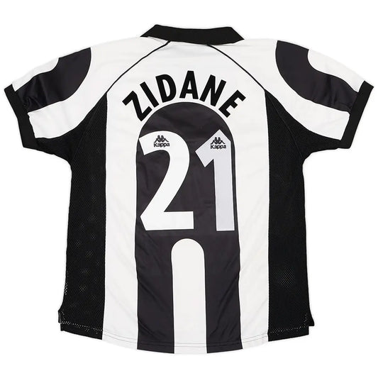 Zidane #21 Juventus Koszulka retro domowa 1997/98