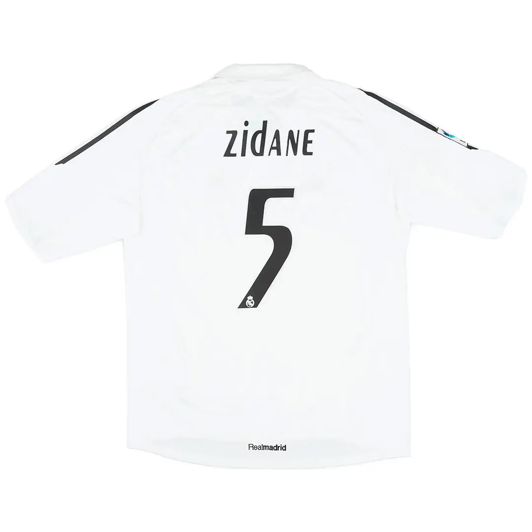 Zidane #5 Real Madrid Koszulka retro domowa 2005/06