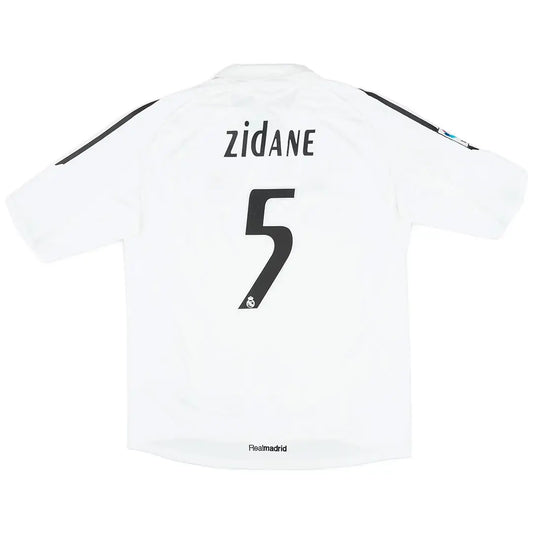 Zidane #5 Real Madrid Koszulka retro domowa 2005/06