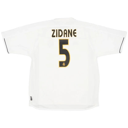 Zidane #5 Real Madrid Koszulka retro domowa 2003/04