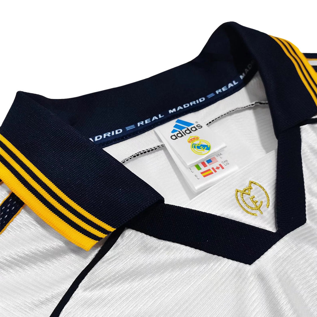 Real Madrid Koszulka retro domowa 1998/00