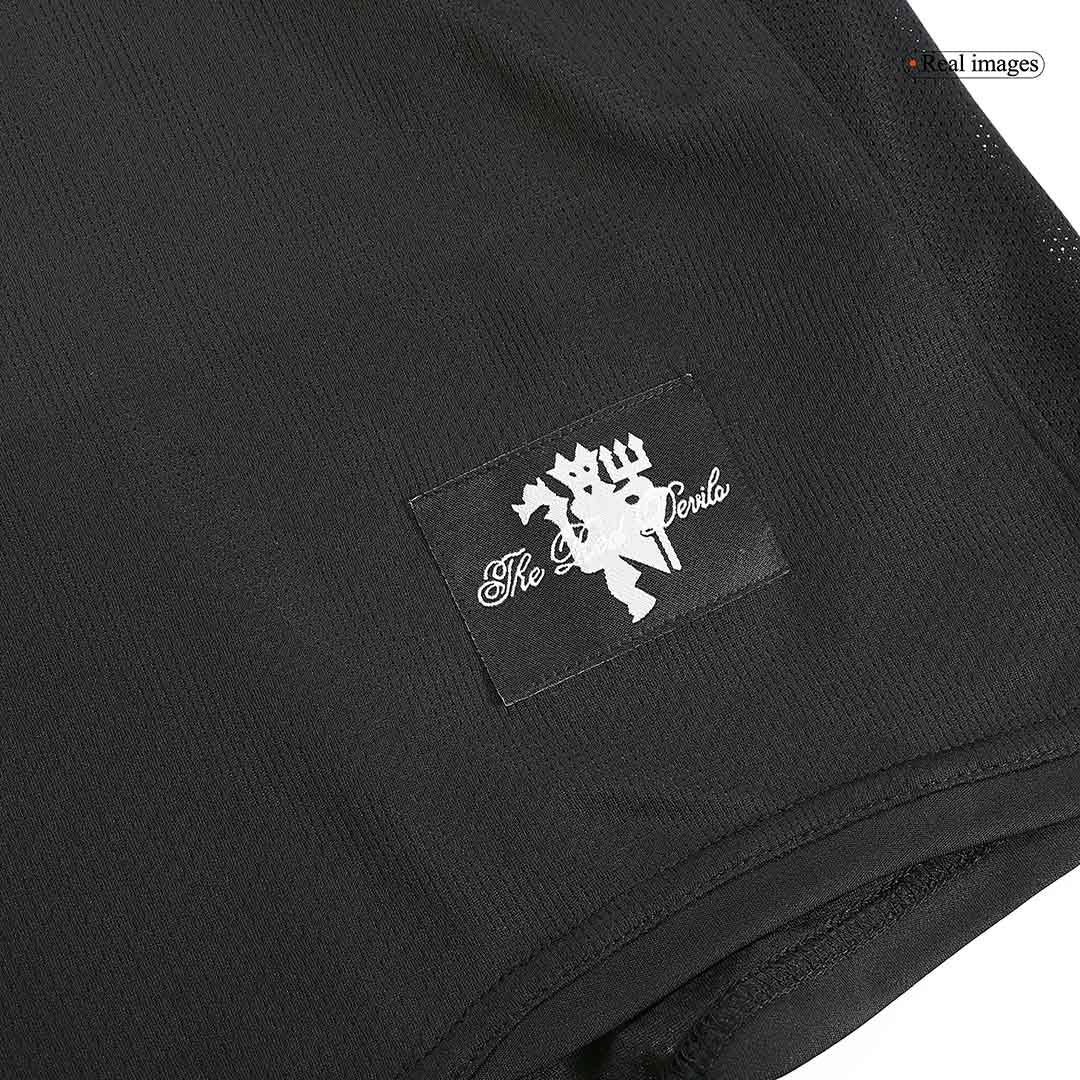 Manchester United Koszulka retro wyjazdowa z długim rękawem 2007/08