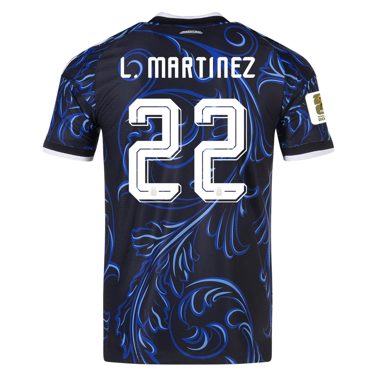 L.Martinez #22 Argentyna Koszulka Wyjazdowa Wersja zawodnicza – Mundial 2026