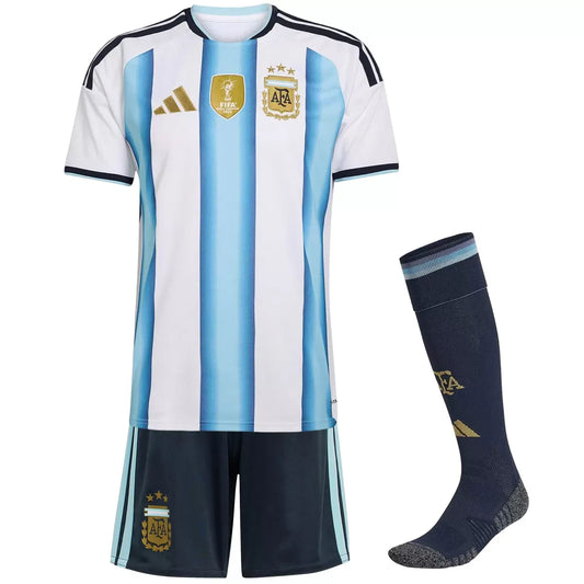 Argentyna Dziecięcy Komplet domowy – koszulka + spodenki + getry 2026