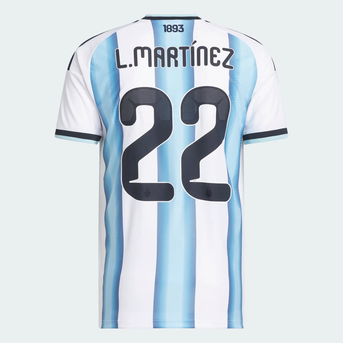 L.Martinez #22 Argentyna Koszulka Domowa Wersja zawodnicza – Mundial 2026