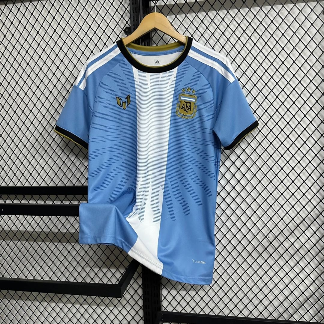 MESSI #10 Argentyna X MESSI Koszulka Niebieska 2026 z odznaką