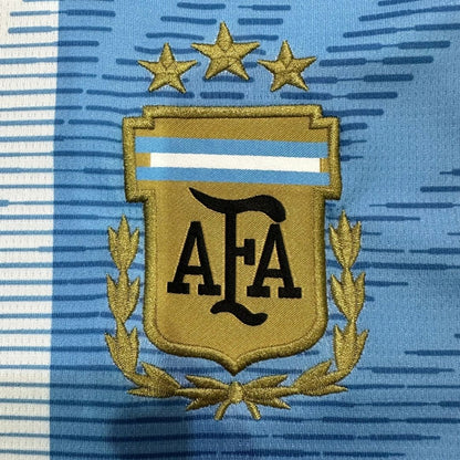 MESSI #10 Argentyna X MESSI Koszulka Niebieska 2026 z odznaką