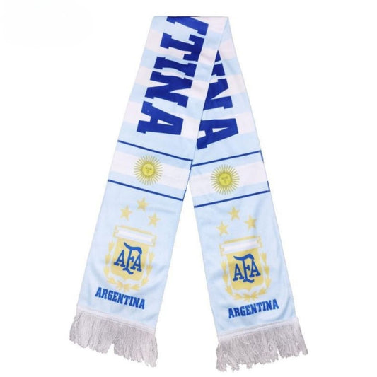 Argentinien-Fanschal – Weiß-Hellblau