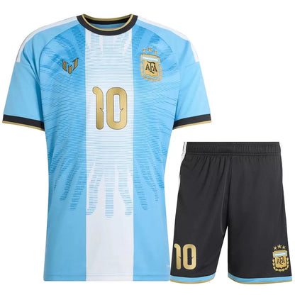 Messi #10 Argentinien Set – Trikot + Hose Auswärts – WM 2026