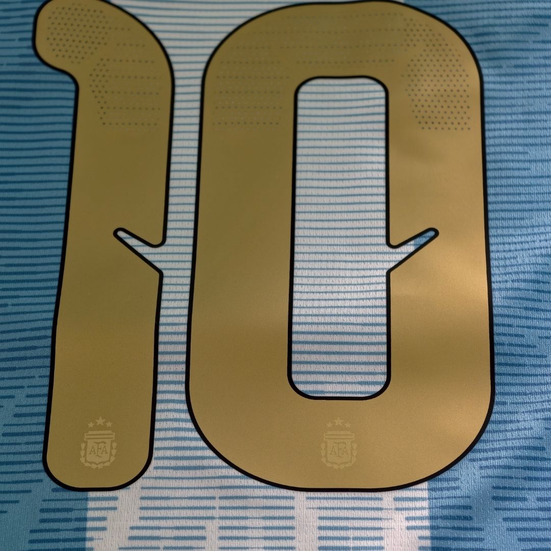Messi #10 Argentyna x Messi Dziecięcy Komplet domowy – koszulka + spodenki 2026