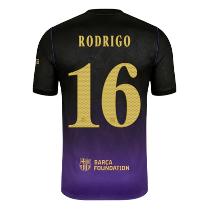 RODRIGO #16 Barcelona x Kobe Bryant Koszulka wyjazdowa 2026/27 – UCL