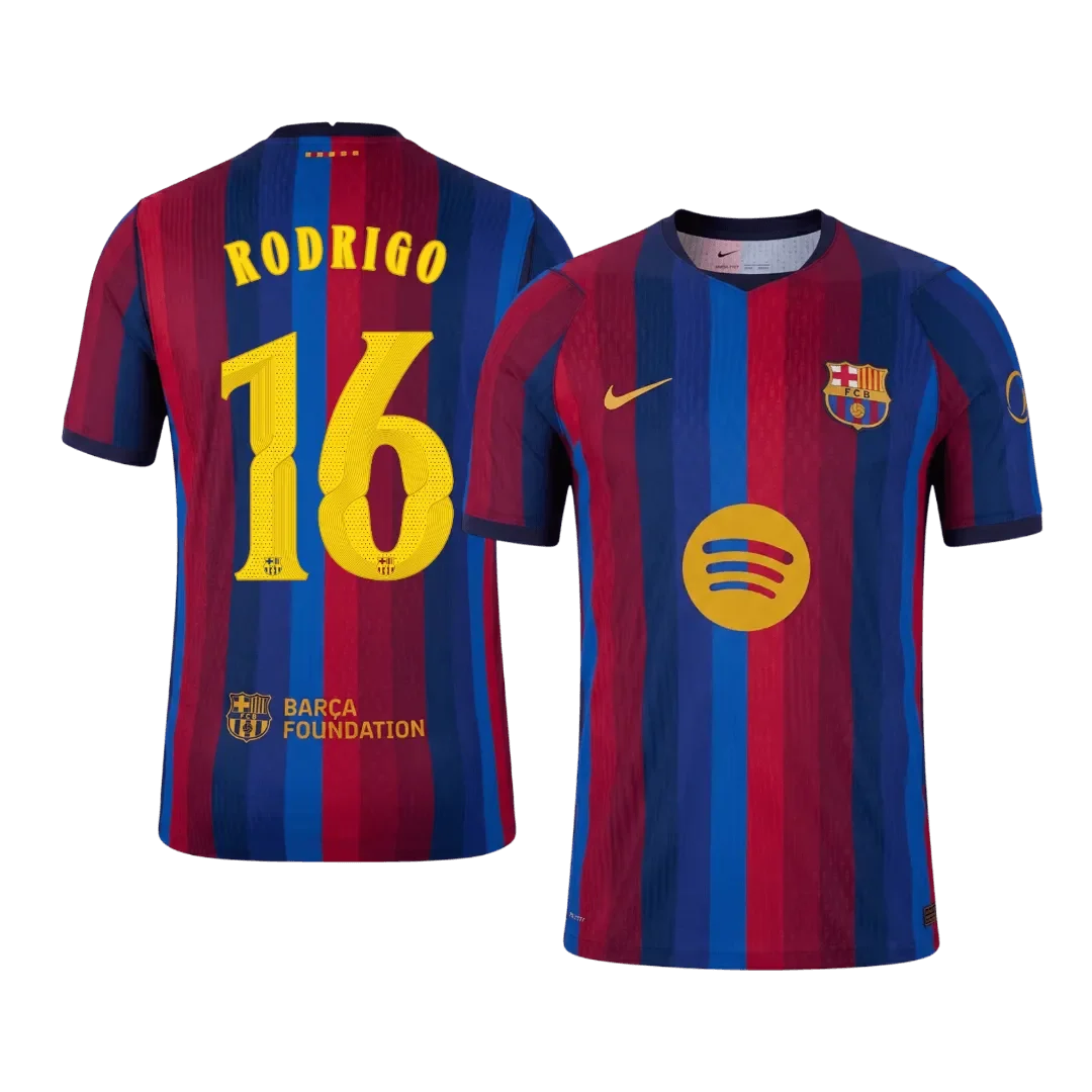 RODRIGO #16 Barcelona Koszulka domowa 2026/27 – UCL