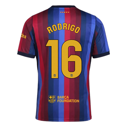 RODRIGO #16 Barcelona Koszulka domowa 2026/27