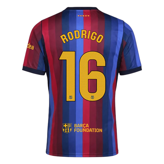 RODRIGO #16 Barcelona Koszulka domowa 2026/27
