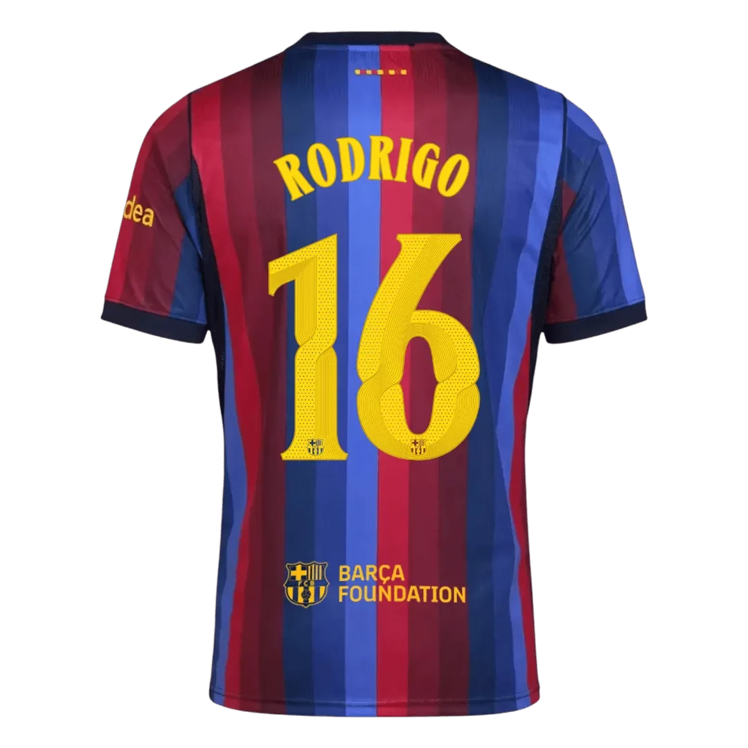 RODRIGO #16 Barcelona Koszulka domowa 2026/27 – UCL