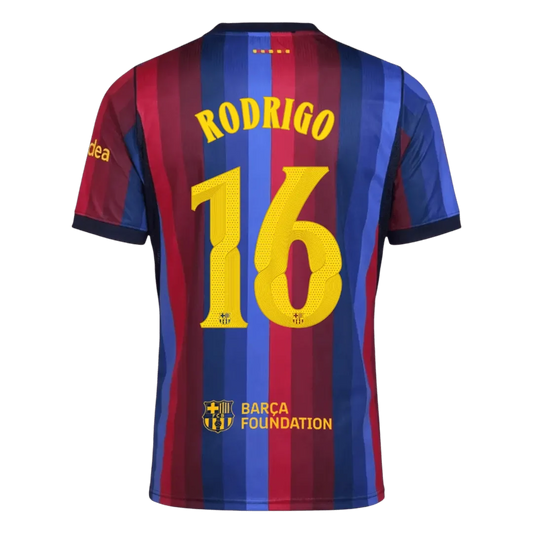 RODRIGO #16 Barcelona Koszulka domowa 2026/27 – UCL