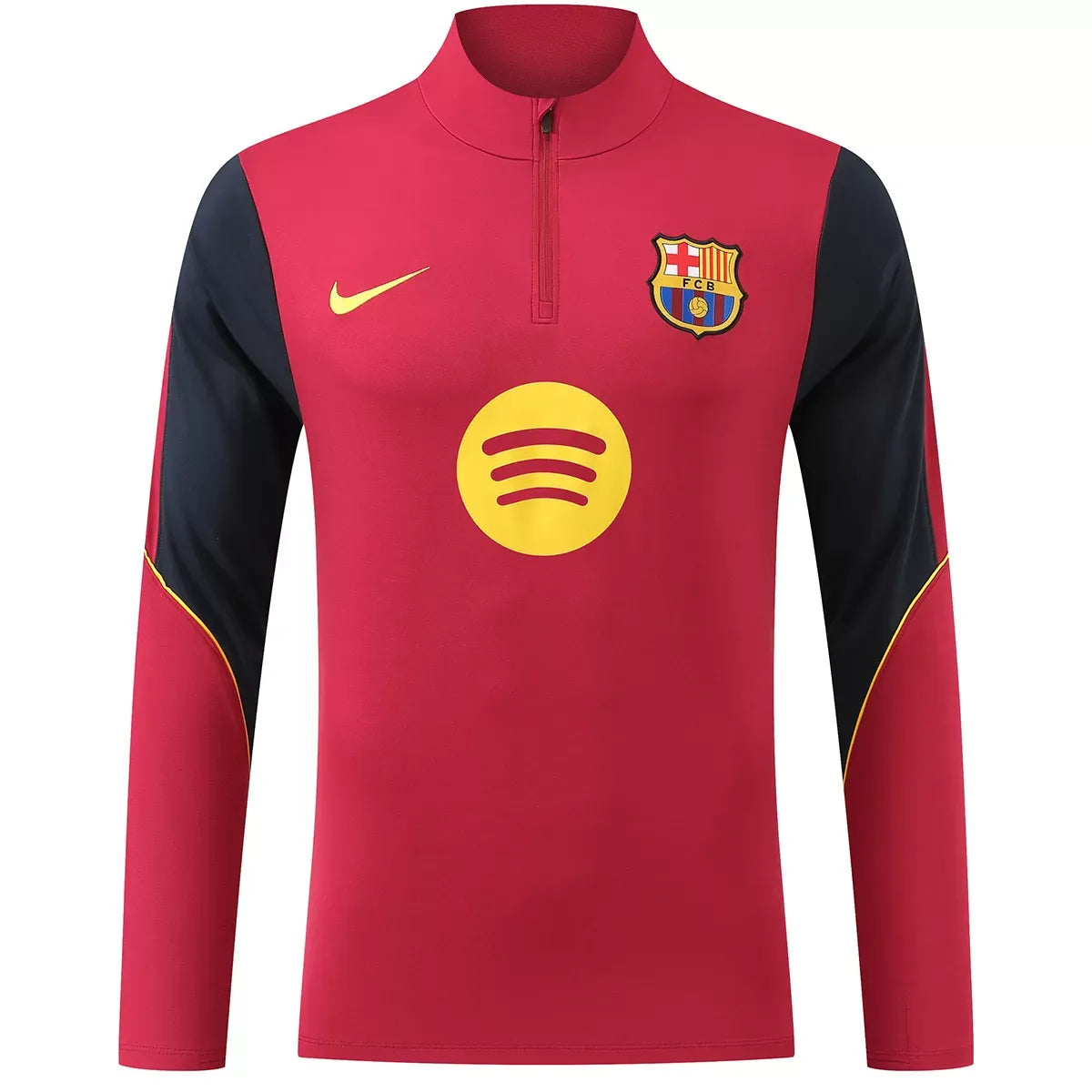 Barcelona Dres z zamkiem 1/4 Czerwony 2026/27