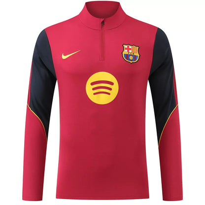 Barcelona Dres z zamkiem 1/4 Czerwony 2026/27